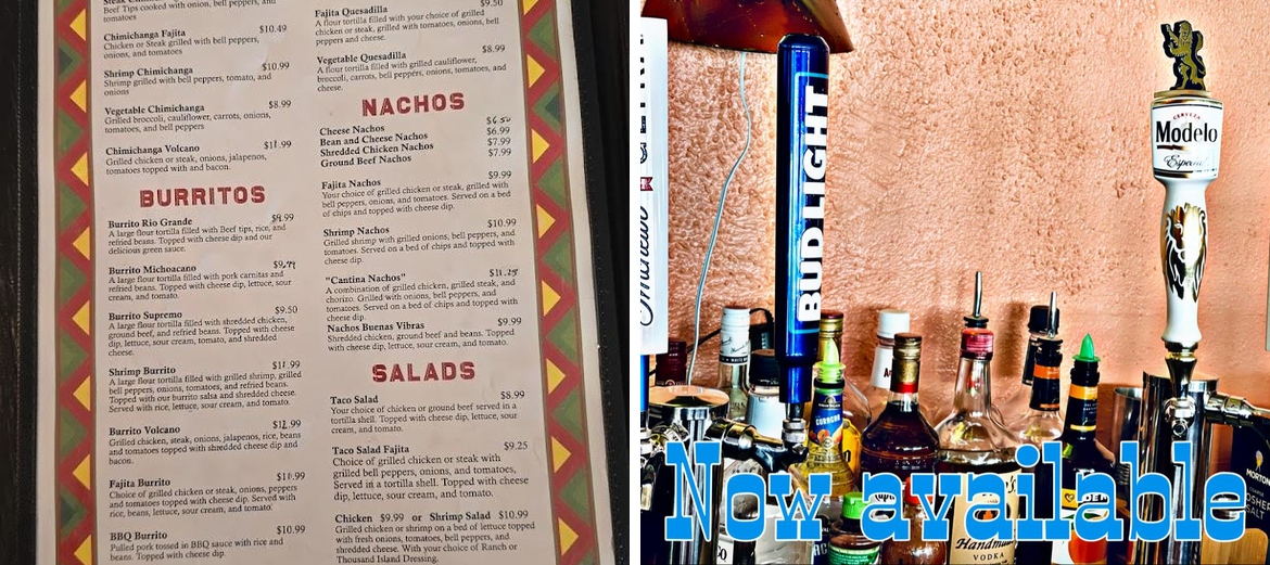 Buenas Vibras Mexican Restaurant Menu