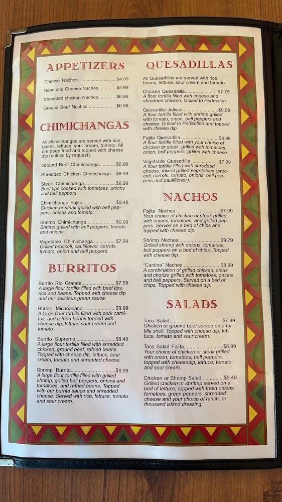 Buenas Vibras Mexican Restaurant Menu image 2
